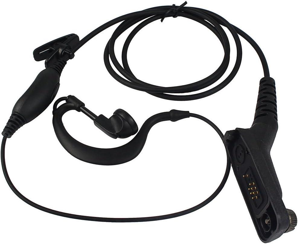 G Shape Earpiece Mic Compatible with Motorola 7550 XPR 7550e XPR 6000 XPR 6100 XPR 6500 XPR 6550 XPR 6580 XiR P8260 XiR P8268 APX 1000 APX 6000 APX 8000 XPR 7000 XPR Two Way Radio