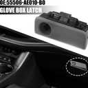 X AUTOHAUX Glove Box Latch Handle for Toyota Sienna 2004-2010 Replace 55506-AE010-B0 Car Interior Accessories Gray