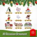 2 x MAXORA Golf Ornament - Personalized Golfer Christmas Tree Ornament - Golfer Boy Ornament - Custom Golfer Names Gift idea Ornament for Grandson, Golf Coach, Golfer Hobby (Golf Friend of 1)