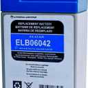 Lithonia Lighting 6 Volt Replacement Exit Sign Battery, Maintenance Free Rechargeable 6V Battery for Compatible Emergency Lights and Emergency Exit Signs