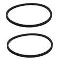 uxcell O-560E 560mm Inner Girth Transmission Belt 2pcs for Washing Machine