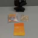 4-Blades Heat Powered Wood Stove Fan + Magnetic Thermometer, 122F Start Non Electric Eco Fireplace Fan for Gas/Pellet/Log/Wood Burning Stoves, Silent Operation, 2-Years, N429, Black