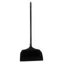 Rubbermaid Commercial Products Dustpan with Long Handle Plastic Black Compatible with Any Broom for Lobby/Restaurant/Office/Home/Dog Pooper Scooper 12.50" Wide