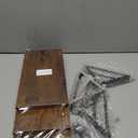 BAYKA Wall Shelves for Bedroom Decor, Floating Shelves for Wall, Display Mounted Rustic Wood Shelf for Books,Plants,Corner Shelves for Bathroom,Kitchen,Living Room(Rustic Brown,Set of 3)