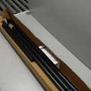 Extra Long Tension Rod 41-165inch Heavy Duty Tension Curtain Rods no Drilling Outdoor Curtain Rod for Patio,Windows,Shower,Doorway,Spring Rods Diameter 1.26inch Black