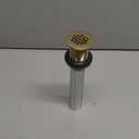 Kingston Brass KB4007 Fauceture Grid Drain without Overflow, Brushed Brass, 8.25 x 2.25 x 2.25