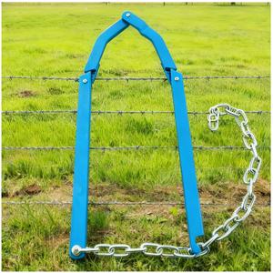 Fence Fixer, Fence Stretcher,Heavy Duty-Barbed Wire Fence Tools,Barb Wire Stretcher(SkyBlue, Large)