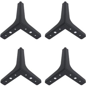 Furniture Sofa Triangle Legs for Table Cabinet Cupboard Sofa Couch Chair, Heavy Duty Metal Furniture Legs(Black) (10CM (3.93in))