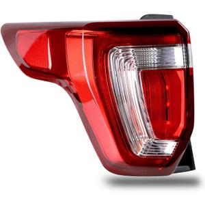 Tail Light Compatible With 2016 2017 2018 2019 Ford Explorer Left Driver Side LED Taillight with Harness and bulbs Replace FB5Z13405A