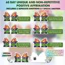 2 x Stocking Stuffer for Teen Girls & Boys  Funny Affirmation Jar with 60 Cards  Gag Gift for Christmas, White Elephant, Birthday, or Stress Relief  Dumpster Fire Emotional Support Jar for Women