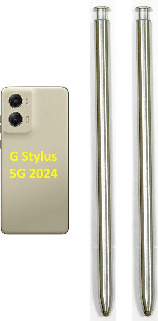 2PCS Stylus Pen for Moto G Stylus 5G 2024 Touch Screen Pen Replacement for Motorola 2024 5G All Version Touch Parts Stylus S Pen (Caramel Latte)