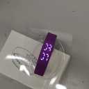Vibrating Alarm Wristband Silent Wrist Alarm Clock Watch Wind up Bands for Deaf People No Batteries Bracelet for Heavy Sleepers Dawn Wake up Sleeper that Won't Wake Partner (Purple)