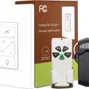 Ceiling Fan Remote Control Kit, Universal Ceiling Fan Remote Control Kit and Dimmer Light Switch Combo, Ceiling Fan Wall Switch UC9050T, Compatible with Hunter Hampton Bay