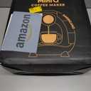 3-in-1 Single-Serve Coffee Maker for K-Cup, Ground Coffee and Tea Leaves, 1400W 20s Fast Heating Mini K Cup Coffee Brewer, One Button Operation, for Small Spaces-Glass not included