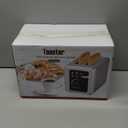 Touch screen Toaster 2 slice,Stainless Steel Digital Timer Toasters with Sound Function,6 Bread Types & 6 Shade Settings,Smart Extra Wide Slots Toaster with Bagel,Defrost Functions,Platinum