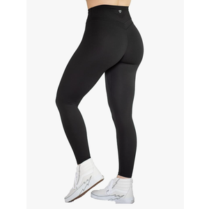 Women's Yoga Pants 7/8 High Waisted Workout Yoga Leggings for Women Butt Lifting Tummy Control Booty Tights (Black, Large)