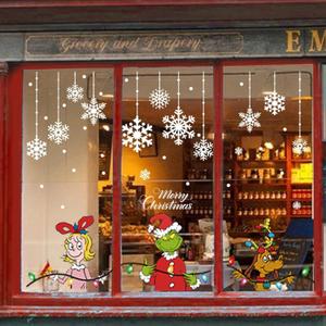 Christmas Car Decals, Waterproof Cute Cartoon Christmas Car Stickers, Funny Holiday Decorations for Car Windshield Window Decals (Style B)Gygot 3Pcs Christmas Yard Garden Lawn