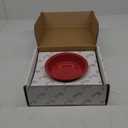 Fiesta Classic Rim 3-Piece Dinnerware Set  Durable Ceramic, Lead-Free, Dishwasher/Microwave/Oven Safe  Made in USA Dinnerware - Scarlet