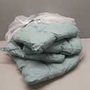 Chair Cushion, 4 Pack Chair Cushions for Dining Chairs, Chair Pads and Mat with Ties for Indoor Kitchen Seat and Desk (4 Count - 17 x 16 in, Aqua Blue)