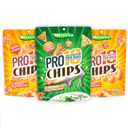 BIO NUTRI Foods High Protein Snack-Count Variety Pack-Cheesy Nacho and Sour cream onion Chips,10g High Protein,Crispy Tortilla Shaped Snacks,Low Sugar Diet,Healthy Gluten Free and Low Carb Taco Snack