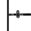 Hicarer Cam Bar Lock Enclosed Trailer Door Latch, Zinc Plated, Single Hinge Point for Folding Ramp Door, RV Hauler Fold Down Door(36 Inch,Black)
