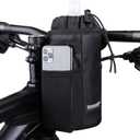 Cycling Water Bottle Holder Bicycle Snack Bag Bike Cup Holder fit for Holding Large Cups, Coffee Mug, Phone, Sunglasses