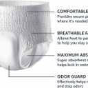 Amazon Basics Incontinence Underwear for Men, Maximum Absorbency, Large, 54 Count (3 Packs of 18)