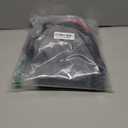 Magnetic Screen Door Fit Door Size 28 x 78, Self Sealing Door Screen Magnetic Closure, Reinforced Small Screen Door Mesh with Windproof Hasp Desgin for Patio Front Door, Keep Bugs Out, Gray