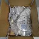 Modern Sputnik Chandelier, 6-Light Ceiling Light,Flush Mount Ceiling Light Fixture for Bedroom,Dining Room,Kitchen,Office,Silver