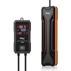 hygger Aquarium Heater 300W/500W/800W/1000W, Submersible Fish Tank Heater with Digital LED Controller and Intelligent Leaving Water Automatically Stop Heating System, for Freshwater and Saltwater (500W for 65-135 Gallon)