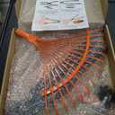 Leaf Grabber Rake with Long Handle,Metal Leaves Rakes,Lightweight Leaf and Grass Picker Upper,Leaf Collector for Lawn & Yard Shrub Cleanup.