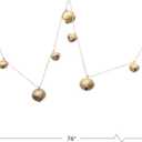 Creative Co-Op 76" L Metal Jingle Bell Garland, Gold Finish
