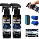 2 Pack Quick Effect Coating Agent for Car - 2026 Upgrade Car Coating Spray, Scratch Repair, Oil Film Removal,Helps Refresh Exterior Gloss & Reduce Surface Buildup (Black)