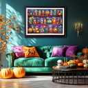 2 x 1000 Piece Puzzles for Adults Clearance, Spider Candy Jar for Adults, Decor Challenge Art Jigsaw Puzzles Birthday Party Games Family, 27.5" X 19.7" Dust Free Puzzle