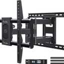 Mounting Dream Full Motion TV Wall Mount for Most 42-90 Inch TVs, Heavy Duty Wall Mount TV Bracket with 6 Strong Articulating Arms, Max VESA 600x400mm, Up to 132LBS, Fits 16/18/24'' Wood Studs, MD2298