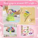 Glotrove Fabric Flower Bouquets Toys, Arts and Crafts for Kids Ages 6-8 8-12 Girls, DIY Craft Kits Gifts for Girls Birthday, Educational Toys for Building Your Flower Bouquet