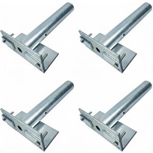 Boat Lift-Guide Post Bracket - Compatible 5"x8" & 6"x10" I-Beams, Marine-Grade Dock Bracket for Boat Docks, Piers and Marinas with Mounting Lugs & Hardware