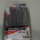 EnerGel Kuro Liquid Gel Pen, (0.7mm) Medium line, Assorted Ink, 24-pk