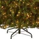 National Tree Company 6 ft Pre-Lit Dunhill Fir Artificial Christmas Tree, 600 Warm White LED Lights, 1,430 Tips, Includes Stand, Green