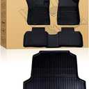 Car Floor Mats for Nissan Altima 2013 2014 2015 2016 2017 2018 Accessories, for Nissan Altima All Weather Automotive Floor Mats & Cargo Liner