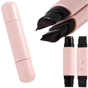 Foldable Eyeliner Stamp, Eye Liner Pen Tool for Beginners, 2026 New One-Piece Eyeliners Stamp Gel Eyeliner Pencil Set for Perfect Wings (Brown)