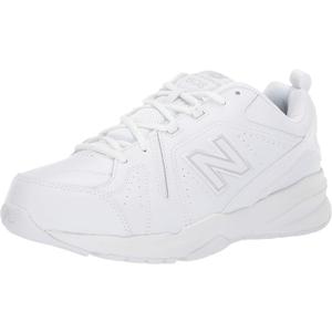 New Balance Men's 608 V5 Casual Comfort Cross Trainer (White/White) Size 8.5