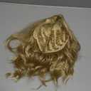 Blonde Wig Kids Child Short Wavy Wig Ash Blonde Wigs Mixed Blonde Wigs for Gilrs Cosplay Party Heat Resistant Blonde Synthetic Hair(Ash Blonde)