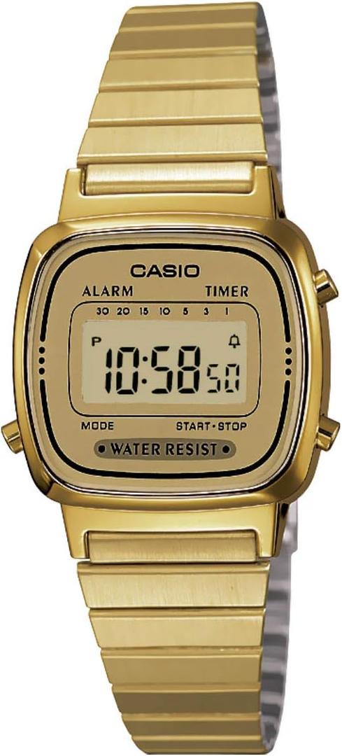 Casio MDV106 Series | Unisex Analog Watch | 200M WR | Stainless Steel Case | Resin Band | 2 Hand Analog (HR, Min, SEC) | Date Display | Screw Down Crown/Screw Down Caseback | 3 Year Battery (Gold)