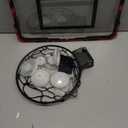 RUNBOW Indoor Mini Basketball Hoops Backboard with Powerful Suction Cups,Wall Mounted Door Basketball Hoops,Toys with Balls Gifts for Kids Boys Teens (43x30CM, Blue with Scorer) (Red Ordinary)