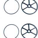 Buying Q Buying S Replacement SPX0710XD Gasket and CLX200K Cover O-Ring for Pool Filter Valves & Pool Chlorinator lid Compatible with Vari-Flo XL Series2 Pack