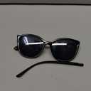 Soft Cat Eye Sunglasses for Women Trendy Cateye UV400 Protection | Fashion Shades CL22017 Black Lens/Black Frame