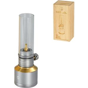 CAMPINGMOON Camping Gas Lantern Gas Candle with Empty Tank Wooden Lantern Case T-1D15