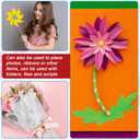 2 x 150pcs Metal Paper Clips for Crafts, 0.31x0.67in Mix-Color Paper Fasteners Round Head Split Pins Smooth Mini Brads for DIY Scrapbooks Cards Photo Walls