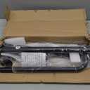 Room Darkening Curtain Rods for Windows, 28 to 53 Inches Splicing Construction Drapery Rod, 1" Adjustable Blackout Wrap Around Curved Curtains Rod, Wall Mounted Ceiling Mounted, Matte Black